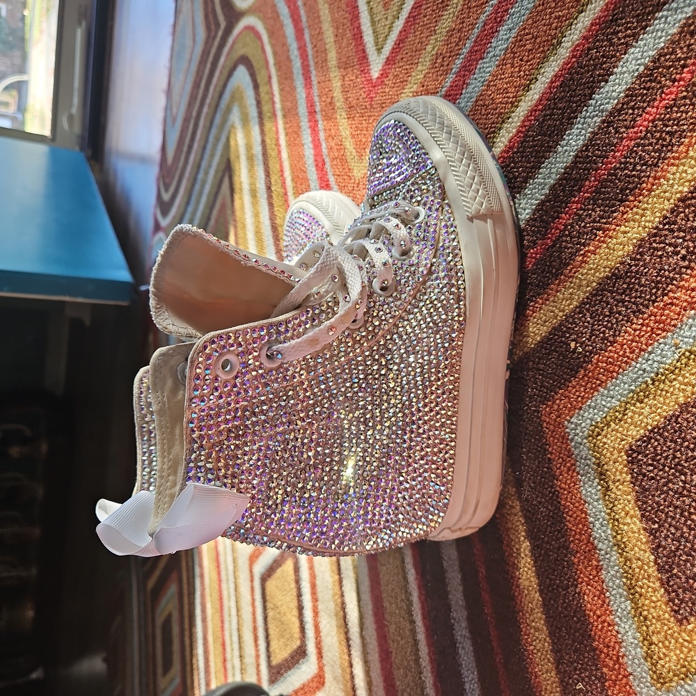 Custom Hidden Wedge Converse Size 7